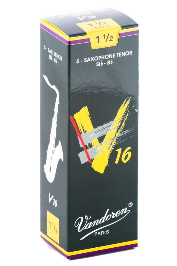 Vandoren SR7215 Tenor Sax V16 Reeds Strength 1.5 (Box of 5) Fashion