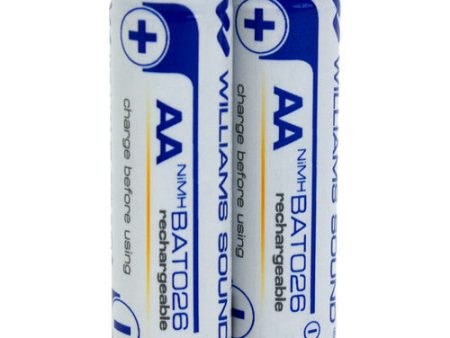 Williams AV BAT 026-2 Rechargeable AA NiMH Batteries (1500mAh, 2-Pack) Fashion