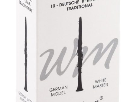 Vandoren CR163T Bb Clarinet White Master Traditional Reeds Force 3 (Box of 10) Sale